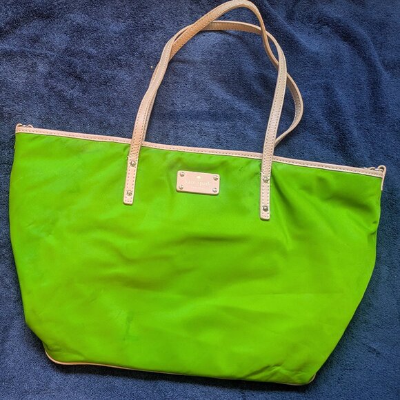 Kate Spade Lime Green Diaper Bag with Changing Pad! - Picture 1 of 7